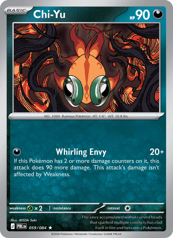 Chi-Yu 059 uit Pitch Black Pokémon kaart