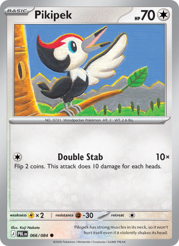 Pikipek 066 uit Pitch Black Pokémon kaart