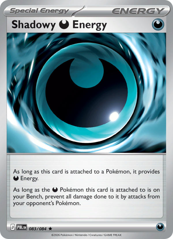Shadowy Darkness Energy 083 uit Pitch Black Pokémon kaart