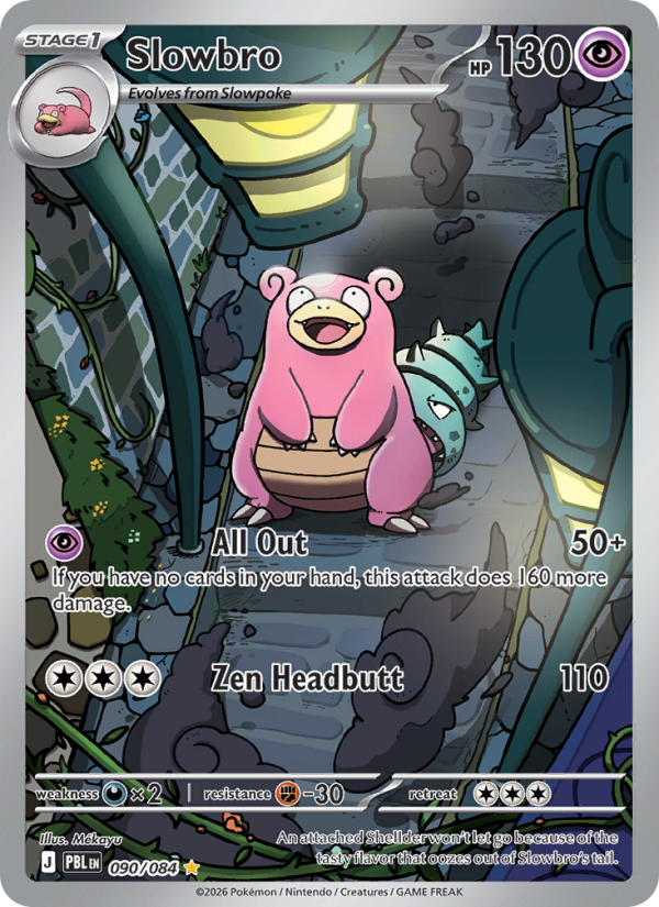 Slowbro 090 uit Pitch Black Pokémon kaart