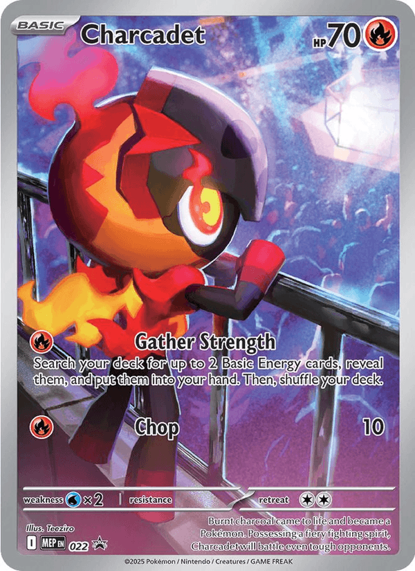 Charcadet 022 uit MEP Black Star Promos Pokémon kaart